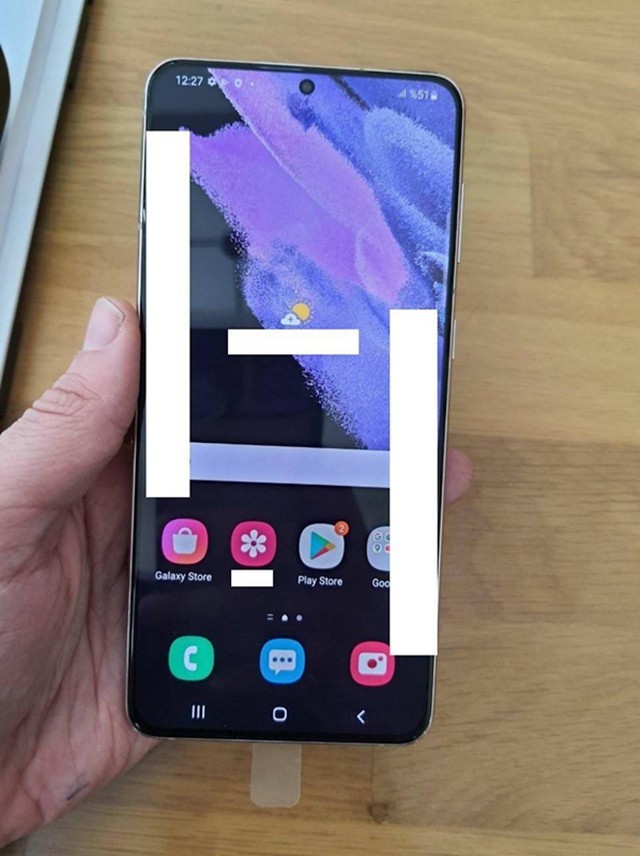三星galaxys21 最新真机图:纯平机身 极窄边框_产品资讯-中关村在线