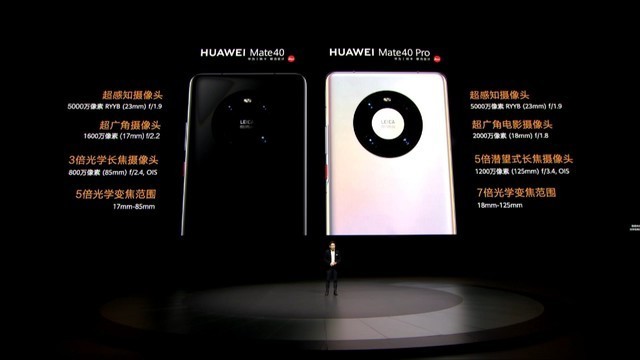 华为Mate40 Pro+:10倍变焦 优于1亿像素镜头