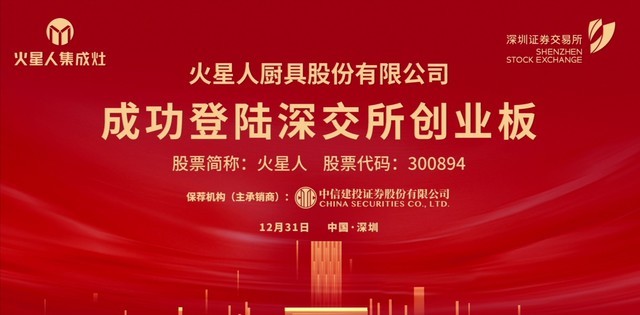 开市大吉！祝贺火星人成功登陆A股创业板上市！ 