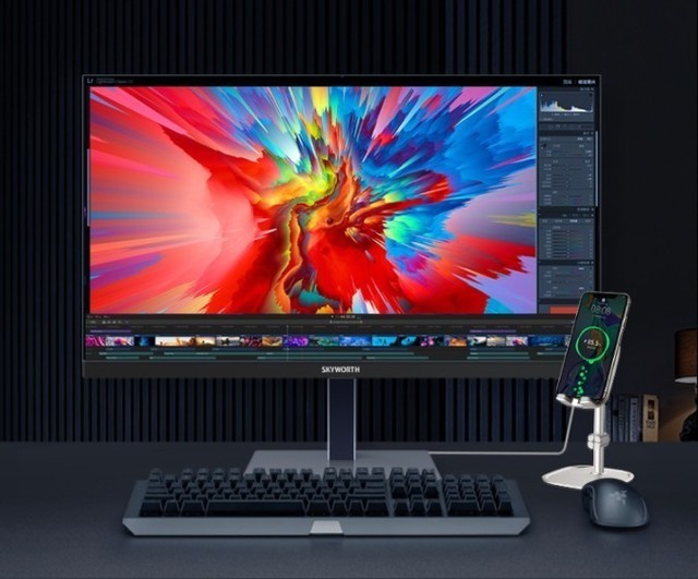 手慢无创维28寸4k显示器1399元ips屏hdr技术