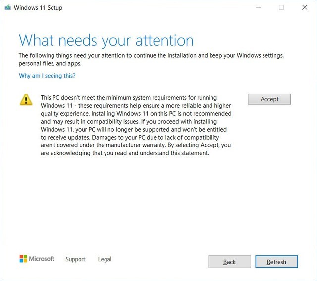 微软警告：不要在不受支持的PC上安装Windows 11 