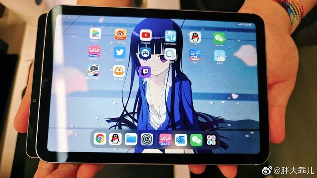 联想拯救者游戏平板/iPad mini 6对比图出炉