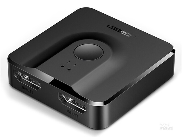 【手慢无】绿联HDMI切换器4K60Hz高清双屏扩展满49减4元