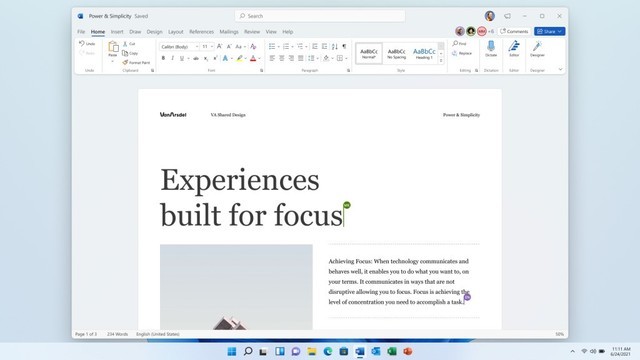 Microsoft Office 365内测更新：采用WIndows 11设计语言 