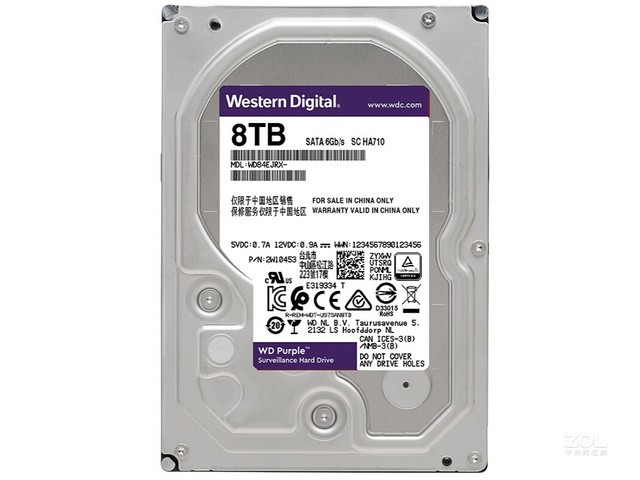   8TB 5400ת 128MB SATA3WD84EJRX