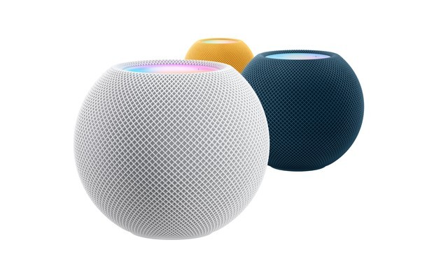 苹果发布了homepod mini全新的配色,增加了黄色,橙色