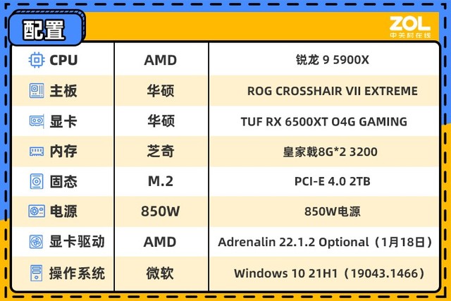 【有料评测】华硕TUF RX6500XT显卡首测：网游神卡 