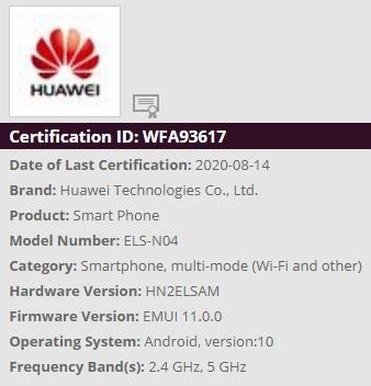 ΪP40 ProEMUI 11Wi-Fi6֤ײAndroid 10