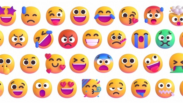 升級為3d風格微軟宣佈全新emoji