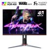 AOC 28Ӣ 4K 144Hz IPSɫ HDR400 Һ1ms У׼ ת խ߿ Ϸ羺ʾ U28G2X