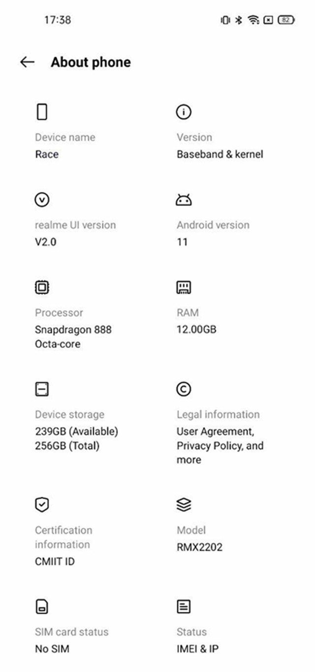 外媒曝realmerace外观纯白机身首发配骁龙888芯片