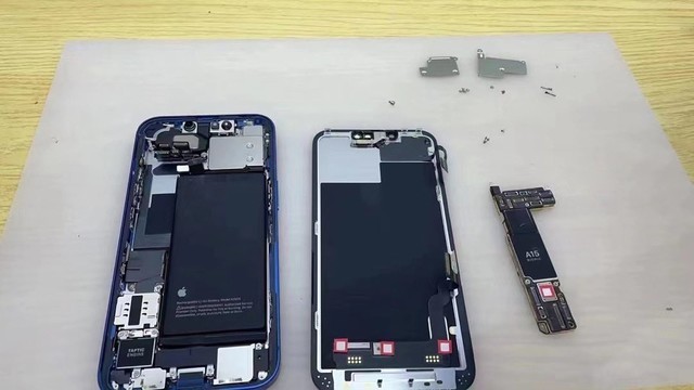 拆解iphone 13:taptic engine变小了,电池变大了