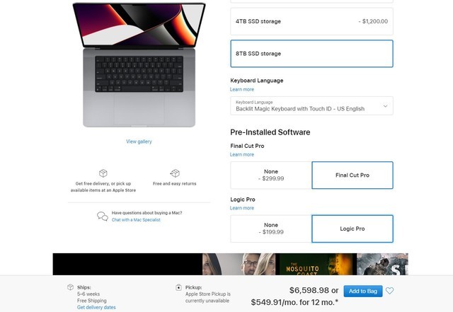 港版最优选 新Macbook Pro港/中/美/日同配最高价差近万元