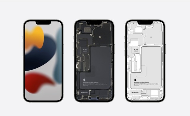 一键"拆解"iphone 13 pro 机身内部竟然也能做成艺术_苹果 iphone 13