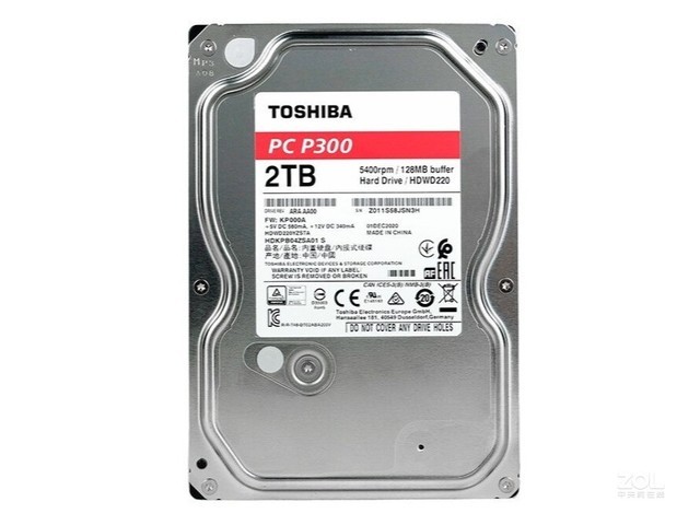  Toshiba P300 2TB 5400 to 128MB SATA3 (HDWD220)