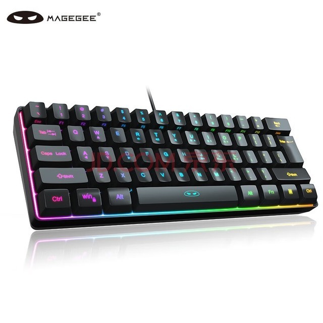 MageGee TS91 miniС RGBеָϷ 61ЯĤ ̨ʽԱʼǱϷ ɫ