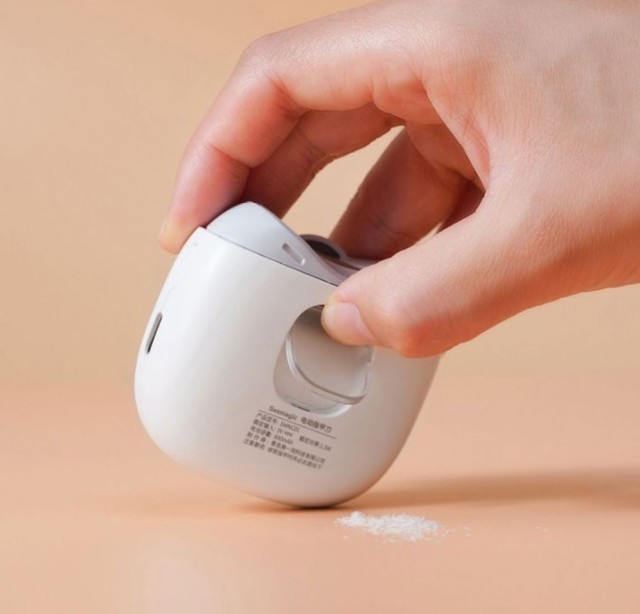 手慢无小米生态电动指甲刀95元自动剪不飞溅