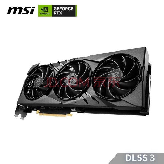 微星（MSI）小魔龙 GeForce RTX 4070 Ti GAMING X SLIM 12G  电竞游戏设计智能学习电脑独立显卡 