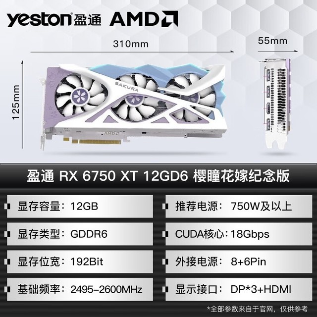 ޡӯͨ RX6750XT ӣͫ 12GԿּ2699Ԫ