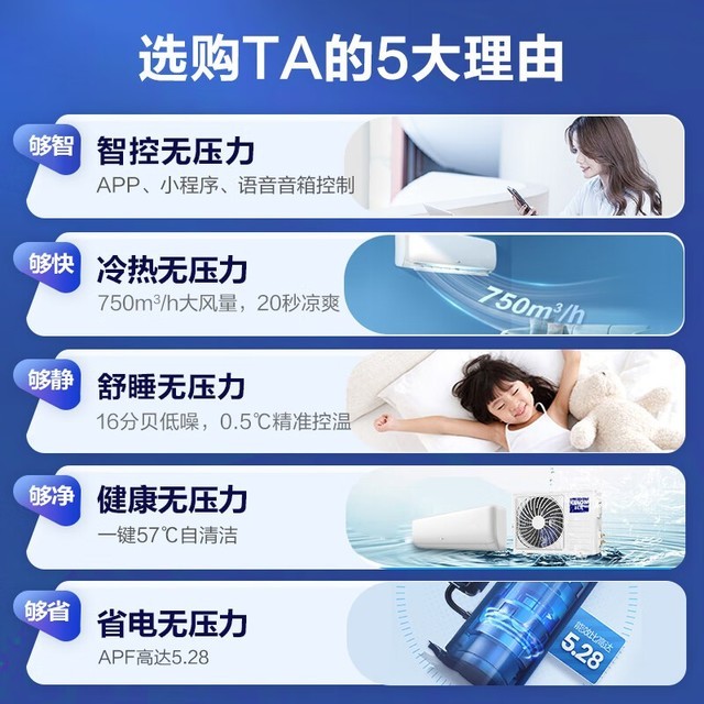 【手慢无】科龙 KFR-26GW/QS1-X1 壁挂式空调大1匹 仅售1489元