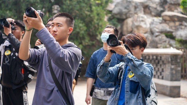  Experience the ancient costume portrait shooting in the "Huan" Ball Cinema, and the teaching activity of Nikon ended successfully