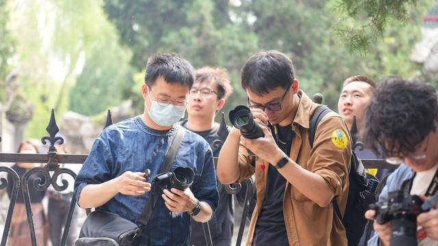  Experience the ancient costume portrait shooting in the "Huan" Ball Cinema, and the teaching activity of Nikon ended successfully