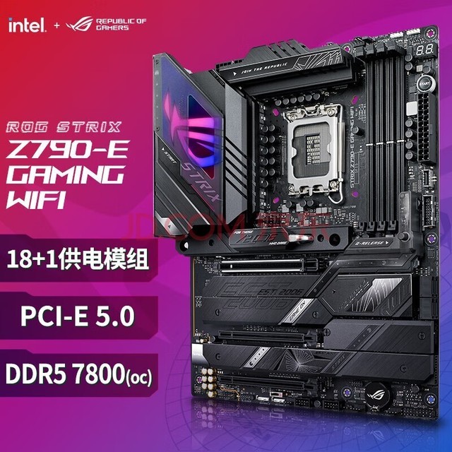 ˶ASUSROG STRIX Z790-E GAMING WIFI ֧DDR5ڴ13 ˶ROG Z790-E GAMING WIFI