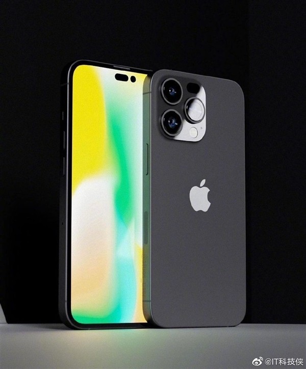 iphone 14 pro太空黑概念渲染图曝光_苹果 iphone 14 pro_手机-中关村
