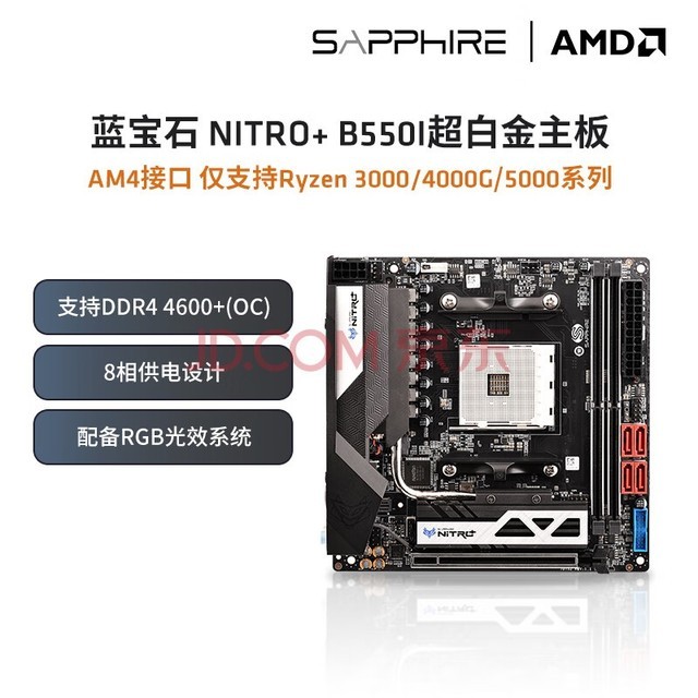 ʯSapphire ʯNITRO+ B550I׽ITX ʯB550I ׽