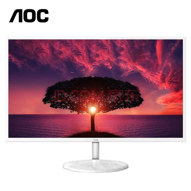 AOC 31.5英寸 IPS广视角 2K高清 75Hz HDR Mode 低蓝光不闪 珍珠白色 时尚高亮底座 液晶电脑显示器 Q32N2S