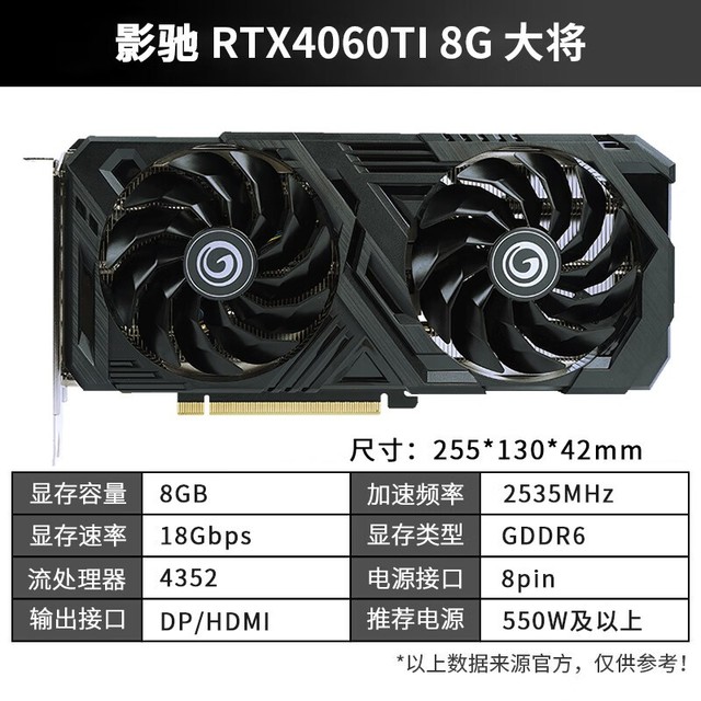ޡӰ GeForce RTX4060TI Կ 2999Ԫ