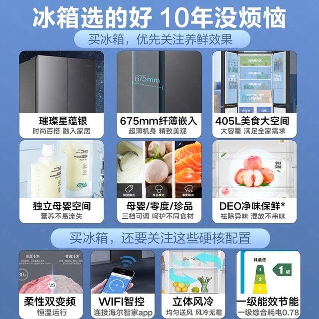 ޡ BCD-405WLHTDEDS9U1 ʮֶԿű 2398Ԫ