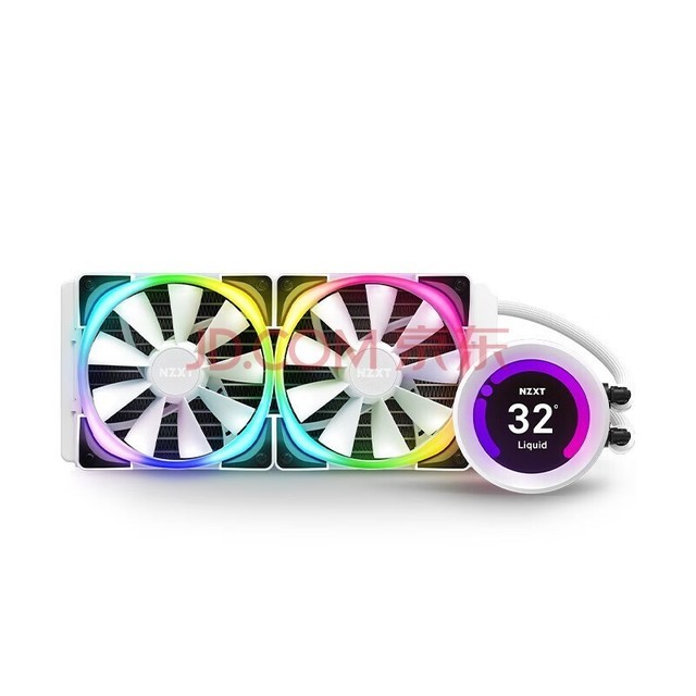 NZXT  Kenkan ɫһʽˮɢ ֧13CPU LGA1700ӿ Z63RGBɫ/280mm/ӻLCDͷ