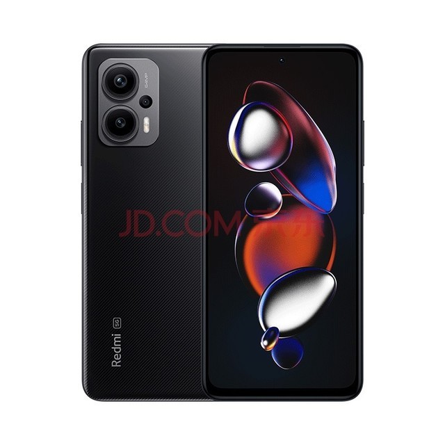  Xiaomi Hongmi note12TPro 5G new mobile phone LCD straight screen carbon fiber black 12GB+256GB