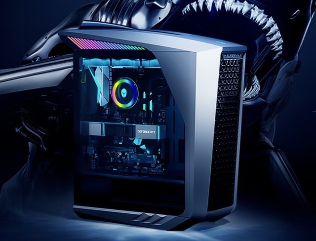 (thunderobot)黑武士5 shark水冷游戏台式电脑电竞主机(13代i7-13700k