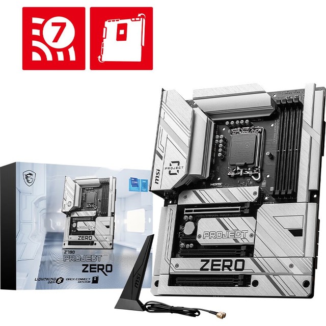 【手慢无】微星Z790 PROJECT ZERO WIFI DDR5背插主板 2499元限时优惠
