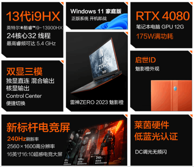 【手慢无】13代i9+RTX4080！雷神Zero 2023游戏本预约抢购价12999元！