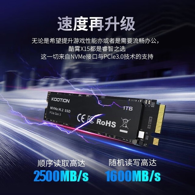 【手慢无】同容量最低价!1TB PCIe 3.0固态硬盘到手只要313元