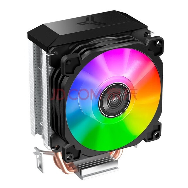  JONSBO CR-1200E tower CPU radiator (colorful streamer light effect/2 heat pipe/9CM fan/supporting multiple platforms/with silicone grease)