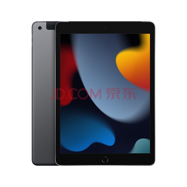 Apple/苹果 iPad(第9代)10.2英寸平板电脑 2021年款(64GB Cellular版/ MK603CH/A)深空灰色