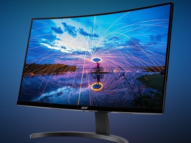 快薅羊毛!宏碁27寸曲面显示屏限时1499元秒杀!_游戏硬件硬件新闻-中关