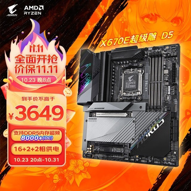 ޡ X670E AORUS MASTER 壺ȶܡֵ