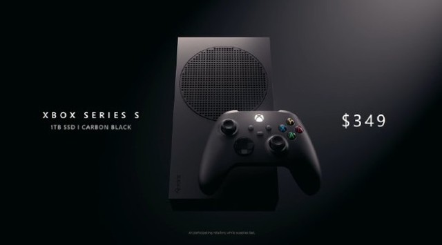 不到2500元！微软发布Xbox Series S黑色版主机：1TB存储