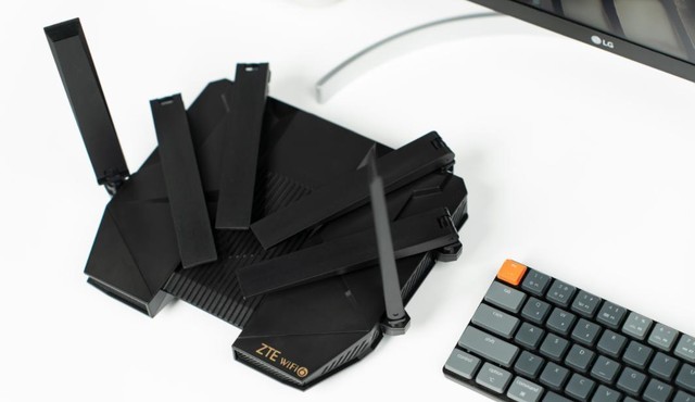千元路由的最佳之选!中兴AX5400 Pro+路由器支持双2.5G端口