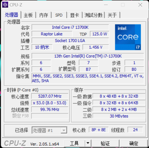 i7-13700K൱ϷĸU е