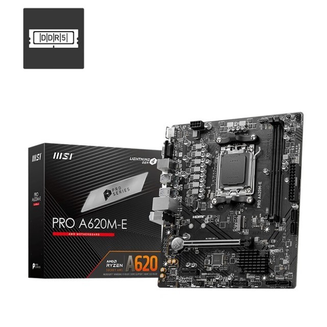 【手慢无】AMD R7-7600处理器+微星 PRO A620M-E主板CPU套装 仅售1799元