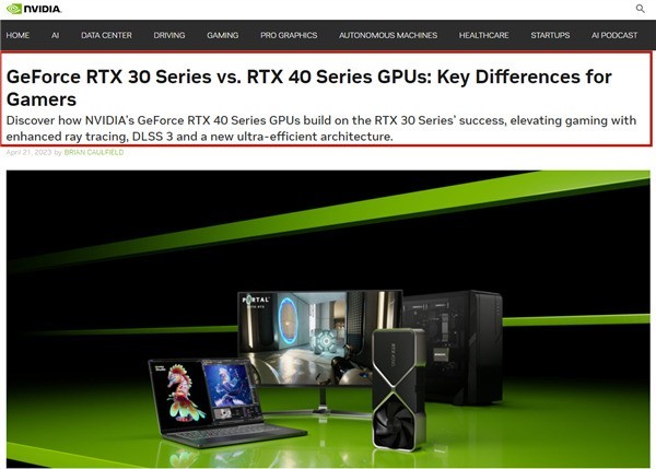 RTX 40又大降价！ NVIDIA官网：比30系强很多，快买吧！