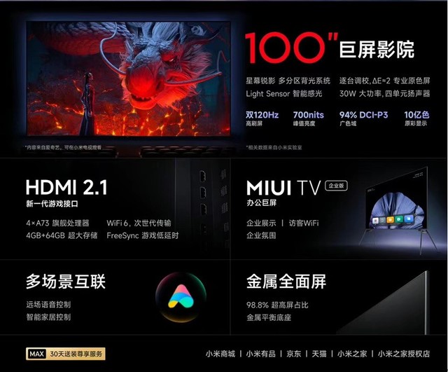 MT9650оƬӳ֣Redmi MAX 100ıҵ 
