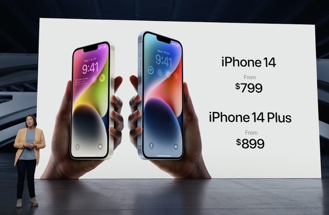 iPhone 14价格公布 799美元起售 