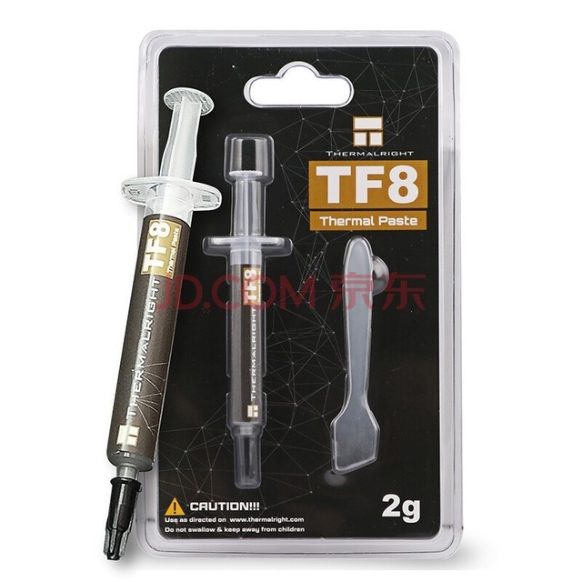  Thermalright TF8 (2g) (thermal conductive silicone grease/CPU thermal paste/2g package/thermal conductivity coefficient 13.8/notebook thermal paste)